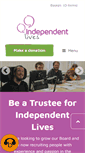 Mobile Screenshot of independentlives.org